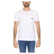 U.s. Polo Assn. Herr T-shirt Vår/Sommar Kollektion 100% Bomull White, ...