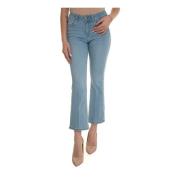 Liu Jo Högmidjade Trumpetbotten Jeans Blue, Dam