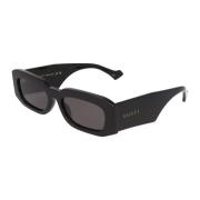 Gucci Rektangulära Acetat solglasögon Gg1426S Black, Unisex