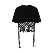 Isabel Marant Svart Jersey Crew Neck Top Black, Dam