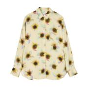 Paul Smith Gul Ibiza Sunflair Print Skjorta Multicolor, Dam