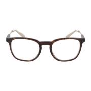 Prada Modern fyrkantig ram glasögon Brown, Unisex