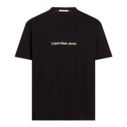 Calvin Klein Jeans Herr T-shirt Vår/Sommar Kollektion Black, Herr