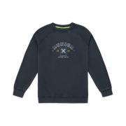 Munich Mjuk Tvättad Urban Casual Sweatshirt Black, Herr