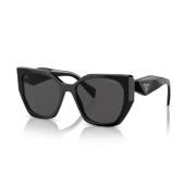 Prada Eleganta solglasögon med UV-skydd Black, Dam