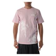 Barrow Grafisk Tryck T-shirt Pink, Herr