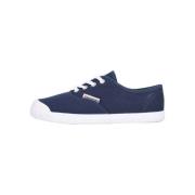 Kawasaki Canvas Sko Basmodell Navy Blue, Dam