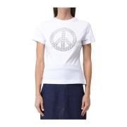 Moschino Vita T-shirts och Polos White, Dam