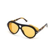 Tom Ford Mode Solglasögon Svart Kvadratisk Stil Black, Unisex