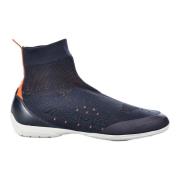 Santoni Italienska Stiliga Sneakers Blue, Herr