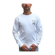 Moschino Stilren Sweatshirt för Modeälskare White, Herr