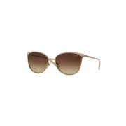 Vogue Beige Solglasögon med Stiligt Båge Beige, Unisex