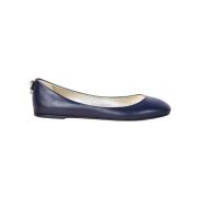 Ines De La Fressange Paris Retro Lambskin Ballerina Skor Blue, Dam