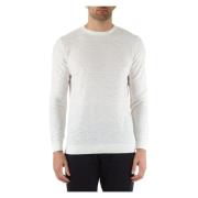 Antony Morato Regular Fit Linen Viscose Sweater White, Herr