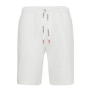 Peuterey Vita bomull Bermuda shorts Vår/Sommar 2024 White, Herr