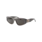Balenciaga Stiliga solglasögon med Bb0095S design Gray, Dam