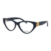 Balenciaga Stiliga Optiska Glasögon Bb0172O Blue, Dam