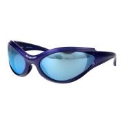 Balenciaga Stiliga solglasögon Bb0317S Blue, Unisex