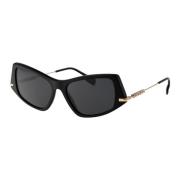 Burberry Stiliga solglasögon 0Be4408 Black, Dam