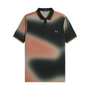 Fred Perry Twin Tipped Polo Shirt Grön Multicolor, Herr