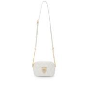Love Moschino Vita väskor för stiliga fashionistas White, Dam