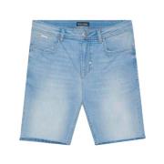 Antony Morato Denim Shorts Blå Bermuda Stil Blue, Herr