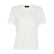 Fabiana Filippi Stiliga T-Shirt Kollektion White, Dam