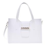 Baldinini White leather shoulder bag White, Dam