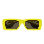 Gucci Stiliga Solglasögon Gg1325S 007 Yellow, Unisex