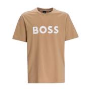 Hugo Boss Stiliga T-shirts Tiburt 354 Beige, Herr