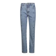 Rotate Birger Christensen Slim-Fit Straight Twill Jeans Blue, Dam