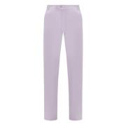 Twinset Elastiska Byxor med Fickor Purple, Dam