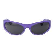 Off White Stiliga Napoli Solglasögon för Sommaren Purple, Unisex