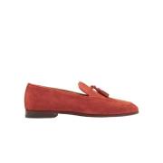 Scarosso Rust Mocka Tassel Loafers Red, Herr