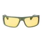 Off White Stiliga Bologna Solglasögon för Sommaren Green, Unisex