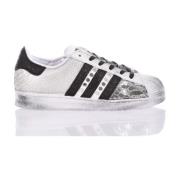 Adidas Handgjorda Sneakers Silver Vit Svart Multicolor, Herr