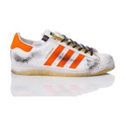 Adidas Handgjorda Fluorescerande Guld Sneakers Multicolor, Herr