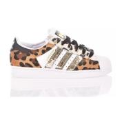 Adidas Handgjorda Vita Guld Sneakers Multicolor, Dam