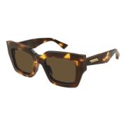 Bottega Veneta Stiliga solglasögon för kvinnor Multicolor, Unisex