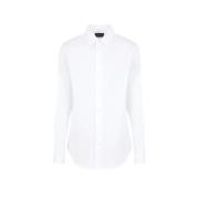 Emporio Armani Klassisk Vit T-shirt med Långa ärmar White, Herr