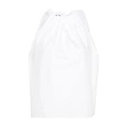 Pinko Vit Topwear för Kvinnor Ss24 White, Dam