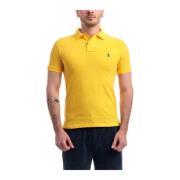 Polo Ralph Lauren Slim Bomull Polo Skjorta Yellow, Herr