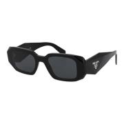 Prada Stiliga solglasögon med 0PR 17Ws Black, Dam