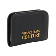 Versace Syntetisk dragkedja plånbok med originalfodral Black, Dam
