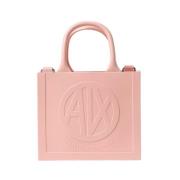 Armani Exchange Stiliga Väskor i Puderfärg Pink, Dam