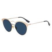 Dior Rose Gold/Blue Sunglasses Nebula Yellow, Dam