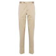 Lardini Klassiska Chinos Byxor Tillverkade i Italien Beige, Herr