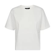 Max Mara Weekend Klassisk Vit Bomull T-shirt White, Dam