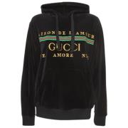 Gucci Vintage Pre-owned Sammet toppar Black, Dam