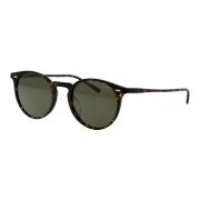 Oliver Peoples Stiliga Solglasögon N.02 SUN Brown, Unisex